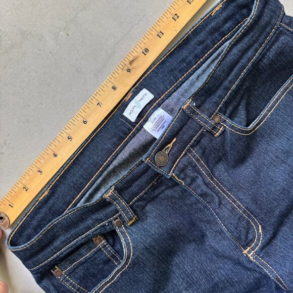 Jaclyn Smith Women's Dark Wash Straight Leg Jeans Size 8 - Picture 3 of 8
